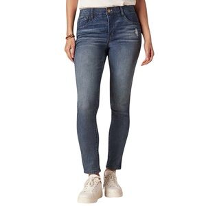 Democracy AB Technology Destructed High-rise Skinny Cropped Frayed Jeans 10